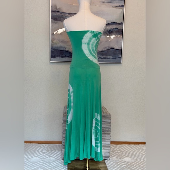 INC Tie-Dye Convertible Dress Strapless Studded Maxi 3-in-1 Summer Party - Picture 3 of 16